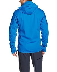 blauer Pullover mit einem Kapuze von Mammut