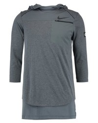 blauer Pullover mit einem Kapuze von Nike