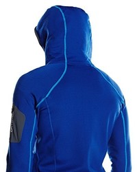 blauer Pullover mit einem Kapuze von Ortovox