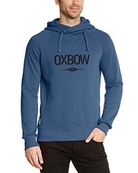 blauer Pullover mit einem Kapuze von Oxbow