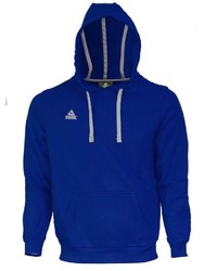 blauer Pullover mit einem Kapuze von Peak