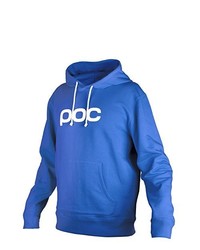 blauer Pullover mit einem Kapuze von POC