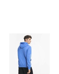 blauer Pullover mit einem Kapuze von Puma