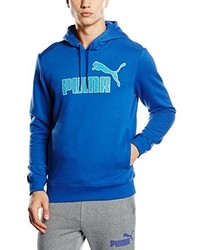blauer Pullover mit einem Kapuze von Puma