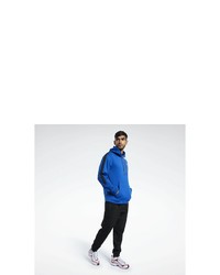 blauer Pullover mit einem Kapuze von Reebok