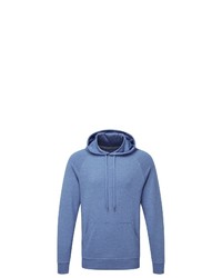 blauer Pullover mit einem Kapuze von Russell