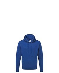 blauer Pullover mit einem Kapuze von Russell