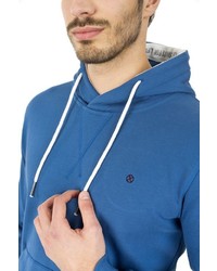 blauer Pullover mit einem Kapuze von SHIRTS FOR LIFE