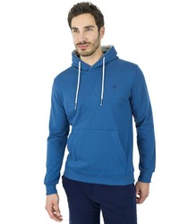 blauer Pullover mit einem Kapuze von SHIRTS FOR LIFE