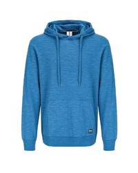 blauer Pullover mit einem Kapuze von super natural