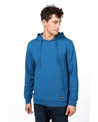blauer Pullover mit einem Kapuze von super natural