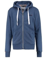 blauer Pullover mit einem Kapuze von Superdry