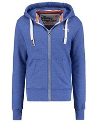 blauer Pullover mit einem Kapuze von Superdry