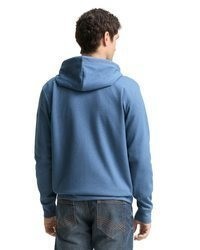 blauer Pullover mit einem Kapuze von Tom Tailor