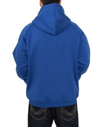 blauer Pullover mit einem Kapuze von Urban Classics