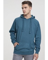 blauer Pullover mit einem Kapuze von Urban Classics