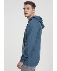 blauer Pullover mit einem Kapuze von Urban Classics