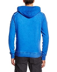 blauer Pullover mit einem Kapuze von WATTS