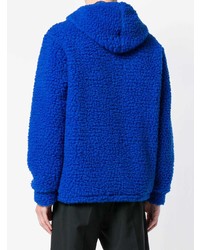 blauer Pullover mit einem Kapuze von Aspesi