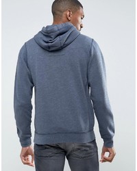 blauer Pullover mit einem Kapuze von Tokyo Laundry