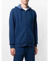 blauer Pullover mit einem Kapuze von Hackett