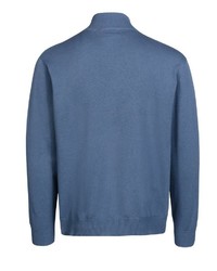 blauer Pullover mit einem Reißverschluß von Bexleys man