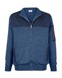 blauer Pullover mit einem Reißverschluß von Boston Park