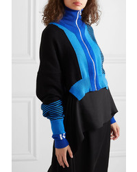 blauer Pullover mit einem Reißverschluß von Preen by Thornton Bregazzi