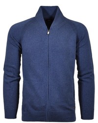 blauer Pullover mit einem Reißverschluß von RAGMAN