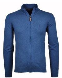 blauer Pullover mit einem Reißverschluß von RAGMAN