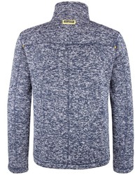 blauer Pullover mit einem Reißverschluß von Schmuddelwedda