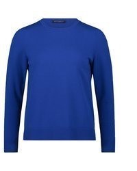blauer Pullover mit einem Rundhalsausschnitt von Betty Barclay