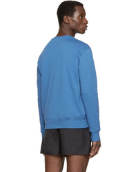 blauer Pullover mit einem Rundhalsausschnitt von Acne Studios