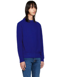blauer Pullover mit einem Rundhalsausschnitt von Parajumpers