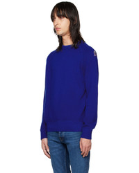 blauer Pullover mit einem Rundhalsausschnitt von Parajumpers