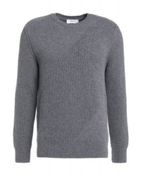 blauer Pullover mit einem Rundhalsausschnitt von Closed