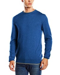 blauer Pullover mit einem Rundhalsausschnitt von CMP