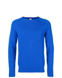 blauer Pullover mit einem Rundhalsausschnitt von Eleventy