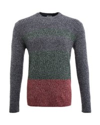 blauer Pullover mit einem Rundhalsausschnitt von Esprit