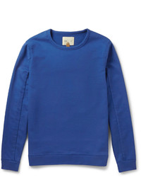 blauer Pullover mit einem Rundhalsausschnitt von Folk