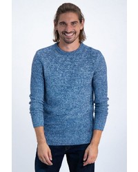 blauer Pullover mit einem Rundhalsausschnitt von GARCIA