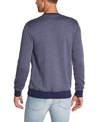 blauer Pullover mit einem Rundhalsausschnitt von Hurley
