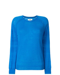 blauer Pullover mit einem Rundhalsausschnitt von Isabel Marant Etoile