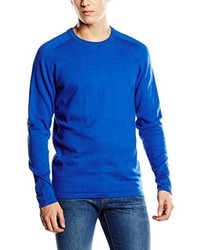 blauer Pullover mit einem Rundhalsausschnitt von Jack & Jones