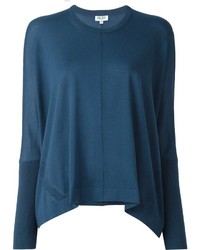 blauer Pullover mit einem Rundhalsausschnitt von Kenzo
