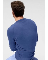 blauer Pullover mit einem Rundhalsausschnitt von Levi's