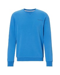 blauer Pullover mit einem Rundhalsausschnitt von Marc O'Polo