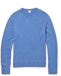 blauer Pullover mit einem Rundhalsausschnitt von Massimo Alba