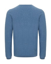 blauer Pullover mit einem Rundhalsausschnitt von Matinique