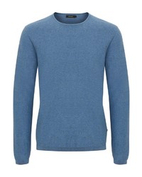 blauer Pullover mit einem Rundhalsausschnitt von Matinique
